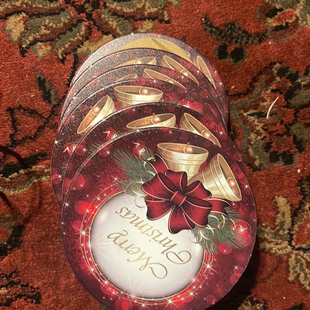 Six Christmas coasters - Picture 2 of 3